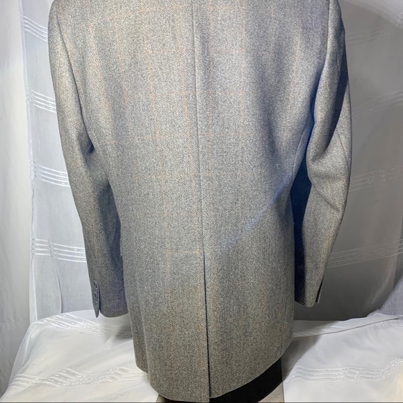 Vintage Burberry London Cashmere Blazer Jacket Sports Coat 41 - Picture 5 of 11